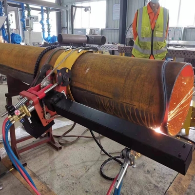 Power Saving CNC Plasma Pipe Cutting Machine For Carbon Iron Sheet Tubes
