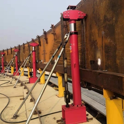 Hydraulic Power High Reliability Tank Lifting Jack For Tank Construction