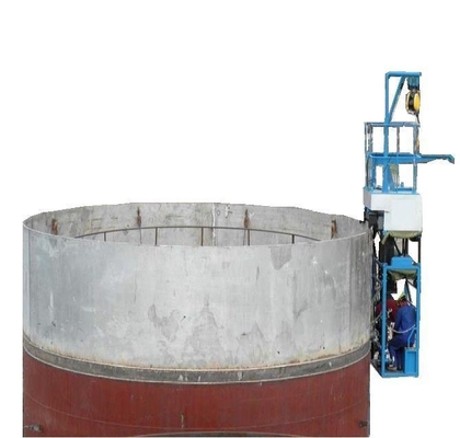 Electric Current Inverter Horizontal Seam Automatic Girth Welding Machine For Carbon Steel Plate