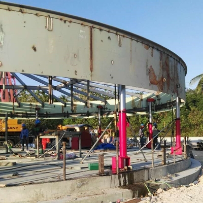 Advanced Hydraulic Jacking System For Tank Lifting Construction With PLC Control