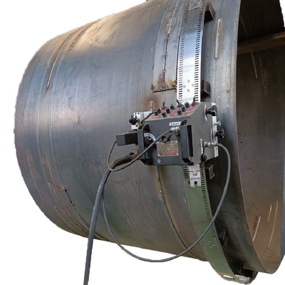 Flexible Rails Track Pipe Tank Welding Tractor with Oscillate Torch Holder