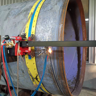 High Efficiency Crawling-Type CNC Pipe Intersection Cutting Machine